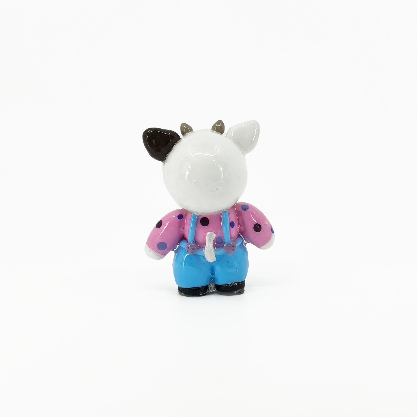 Pink Shirt Bart the Cow Figurine