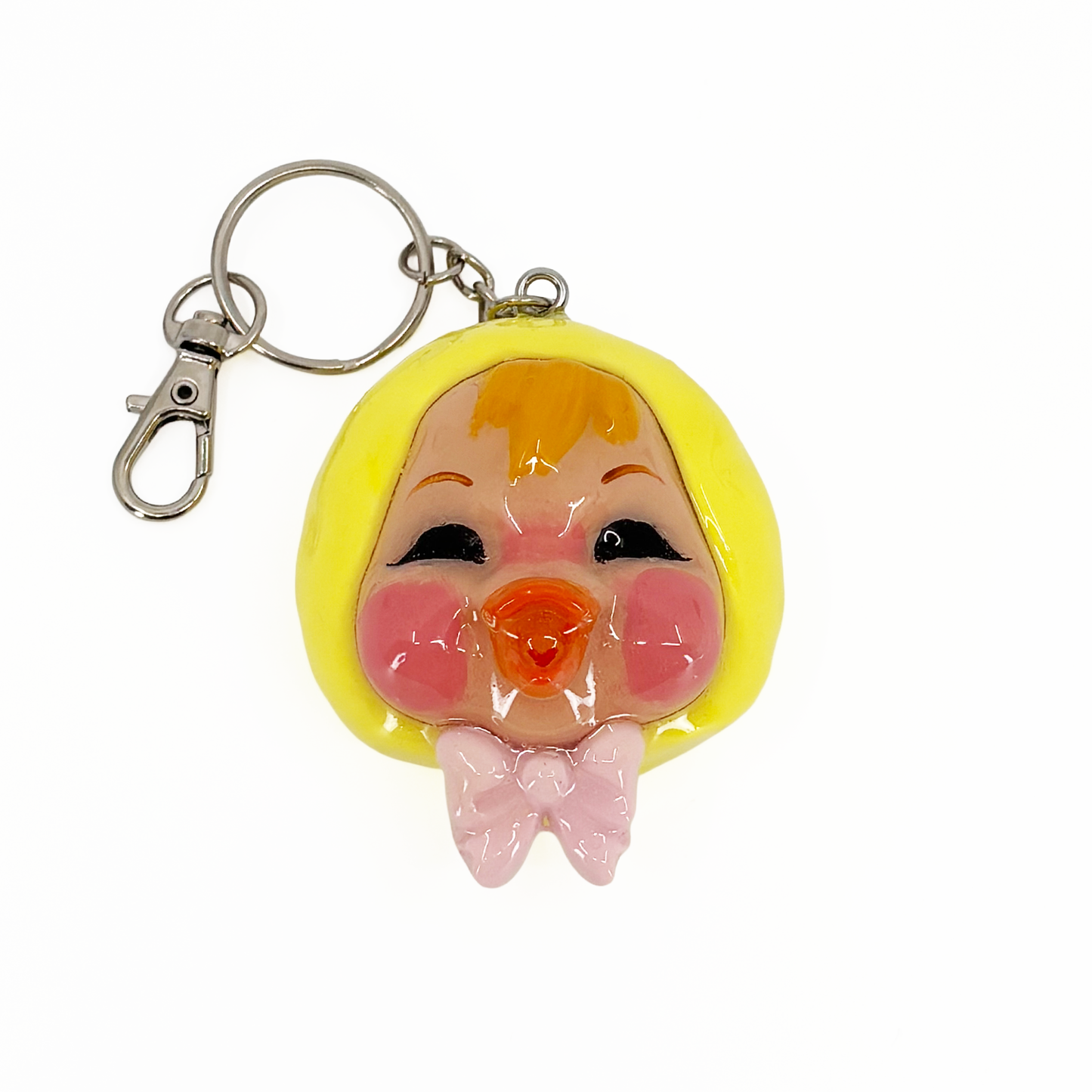 Bashful Duckling Keychain