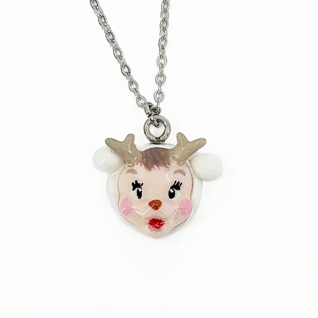 White Fawn Necklace