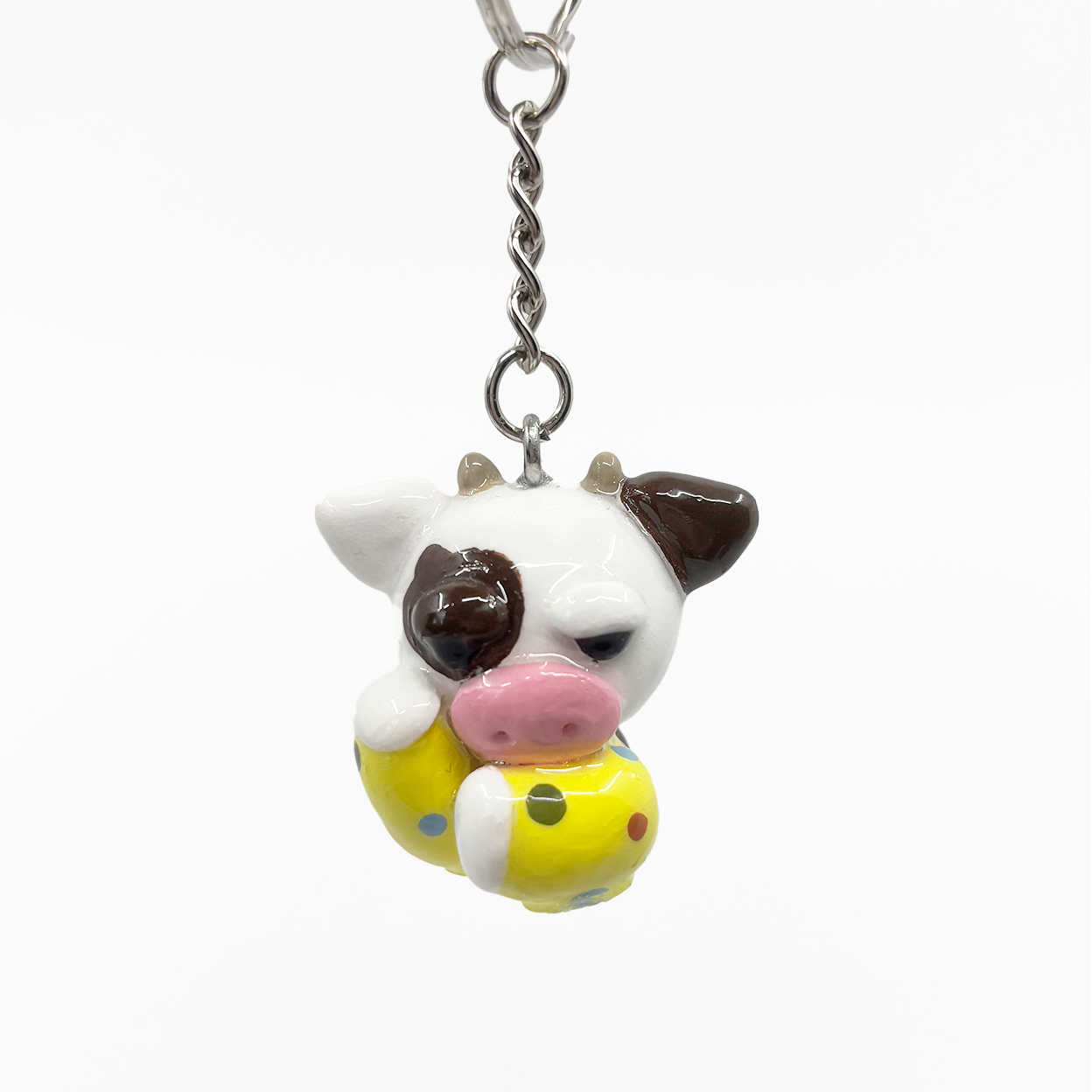 Bart the Cow Unimpressed Keychain