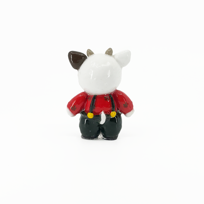 Festive Bart the Cow Figurine