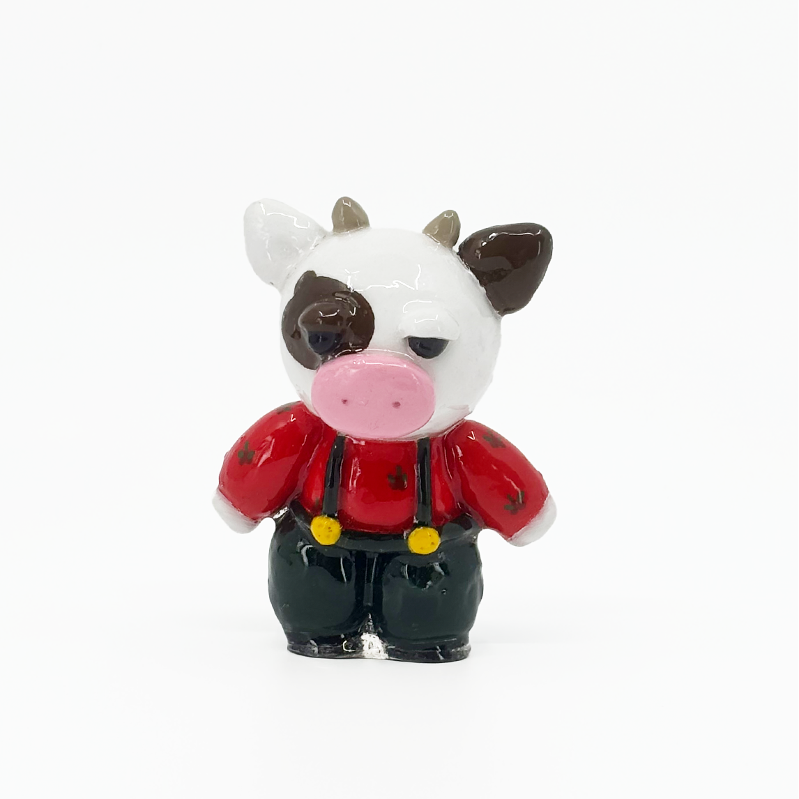 Festive Bart the Cow Figurine