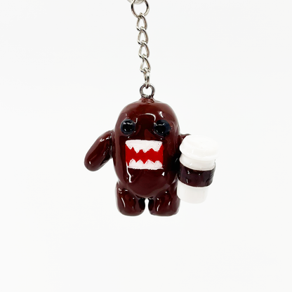Coffee Monster Keychain