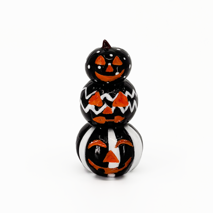 Black Jack-O-Lantern Figurine