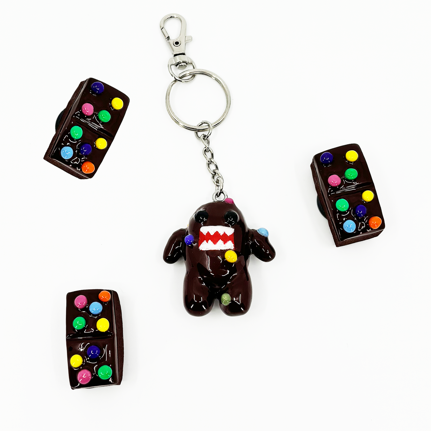 Cosmic Snack Monster Keychain