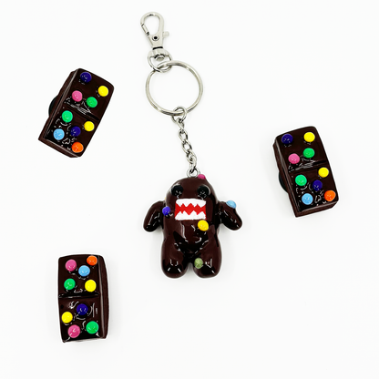 Cosmic Snack Monster Keychain