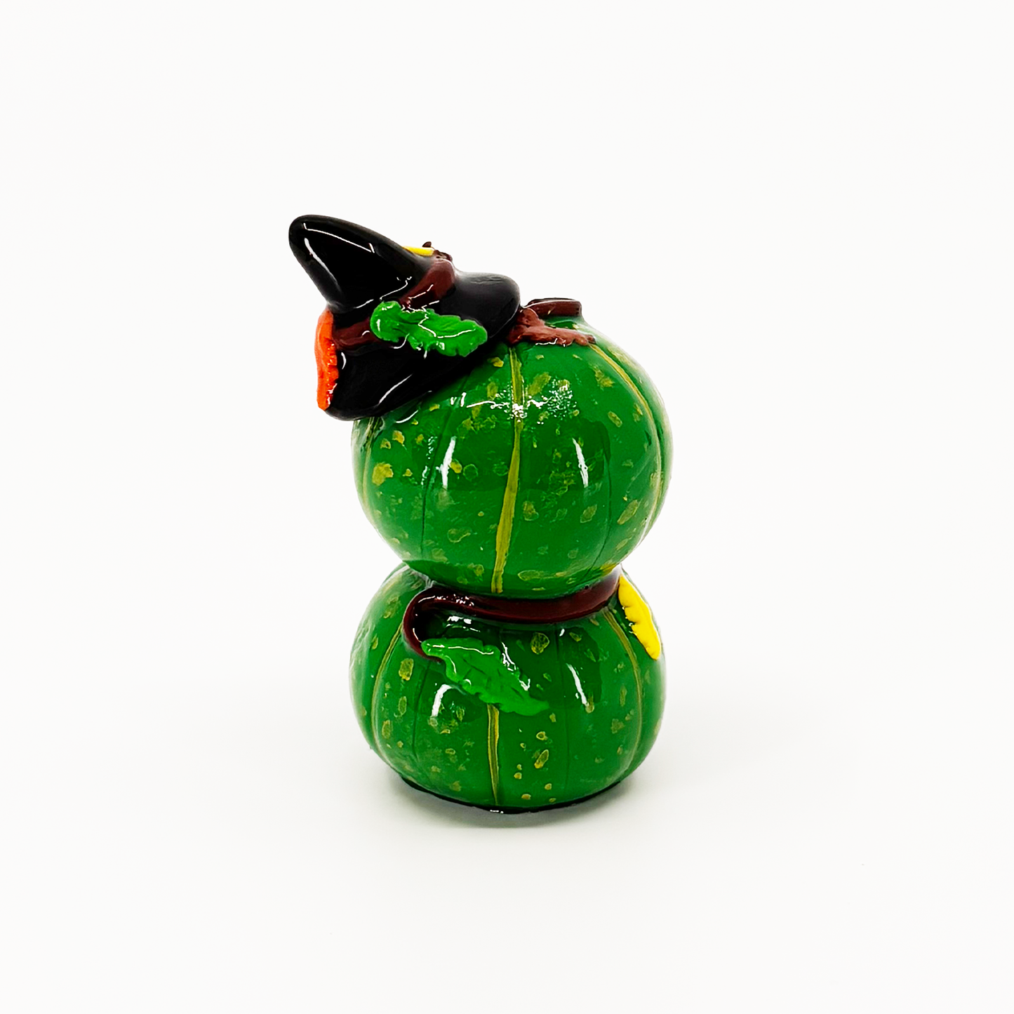 Green Jack-O-Lantern Figurine