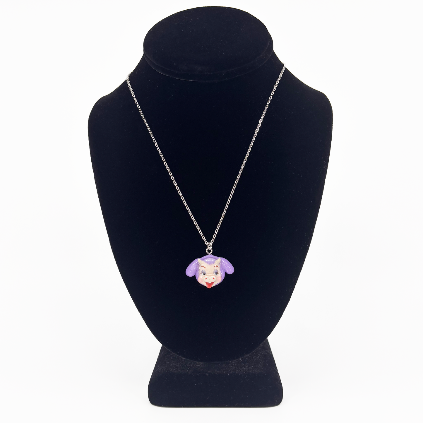 Purple Cow Necklace
