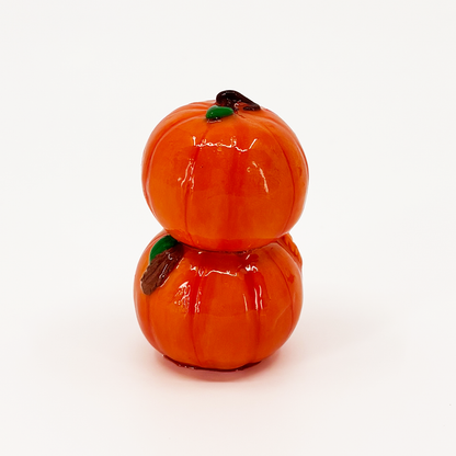 Orange Jack-O-Lantern Figurine