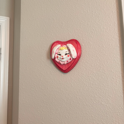 Swirly Bunny Wall Plaque