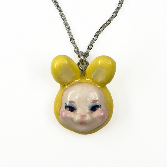 Yellow Bunny Necklace